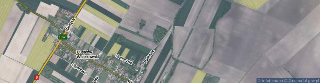 Zdjęcie satelitarne Parkowa ul.